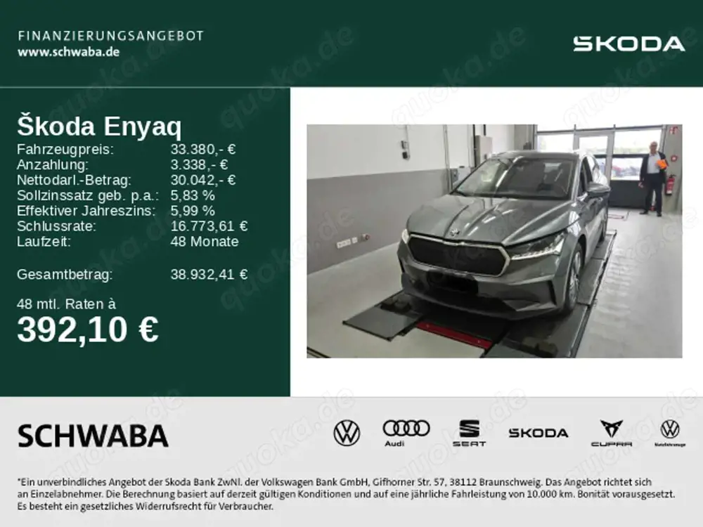 Skoda Enyaq 80 *ACC*Wärmep.*LED*NAVI*R-KAM*SPUR*19''*