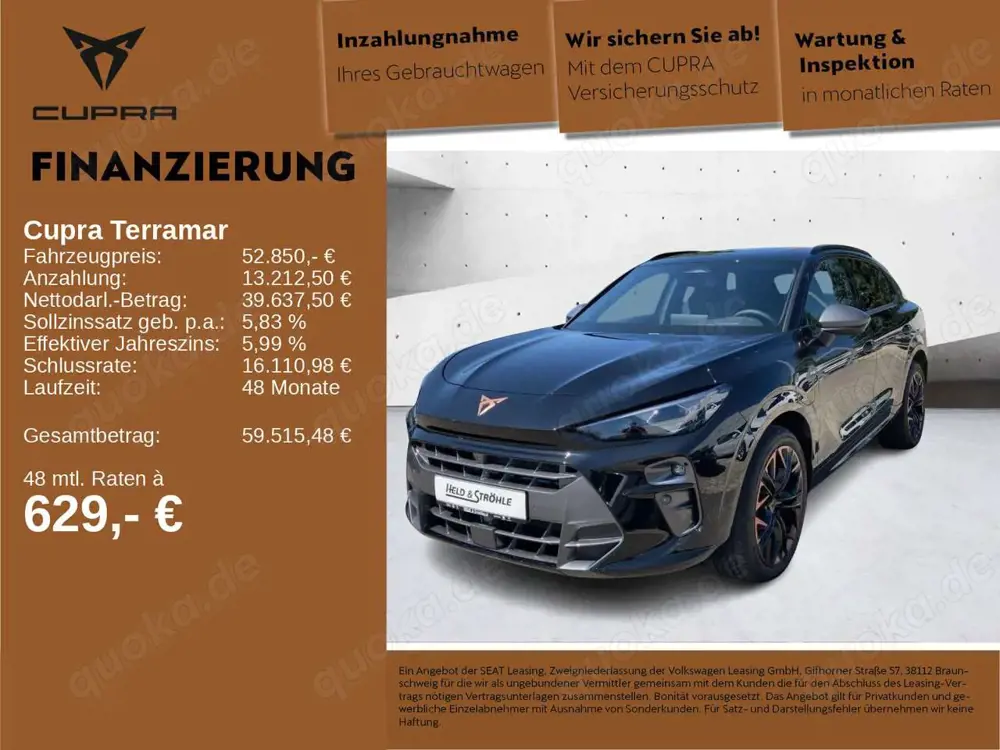 CUPRA Terramar VZ 1.5 e-Hybrid AHK HuD PANO SENNHEISER
