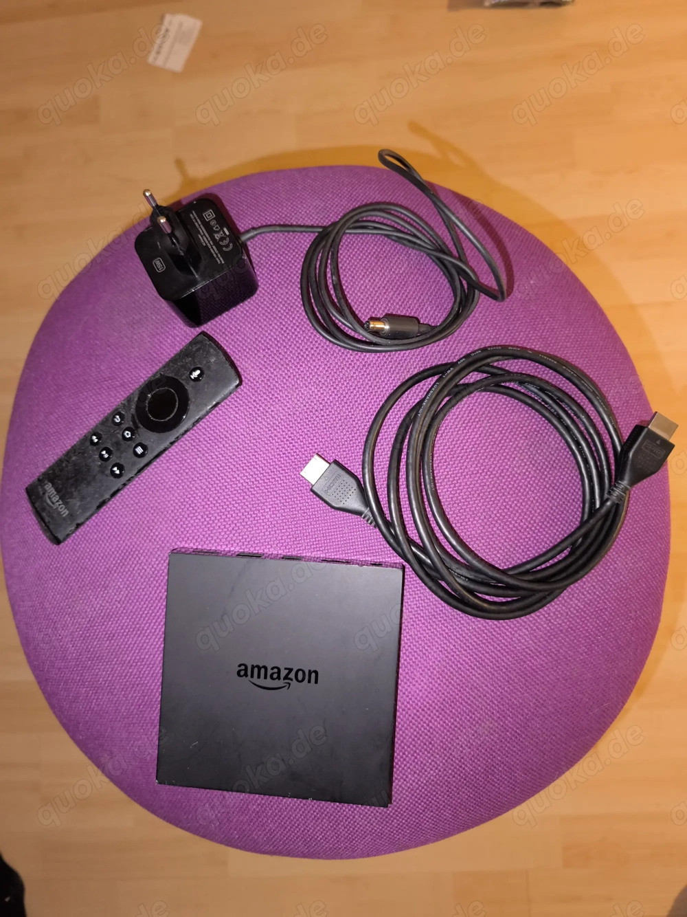 Amazon Fire TV Box   mit Netzteil, HDMI-Kabel & Fernbedienung