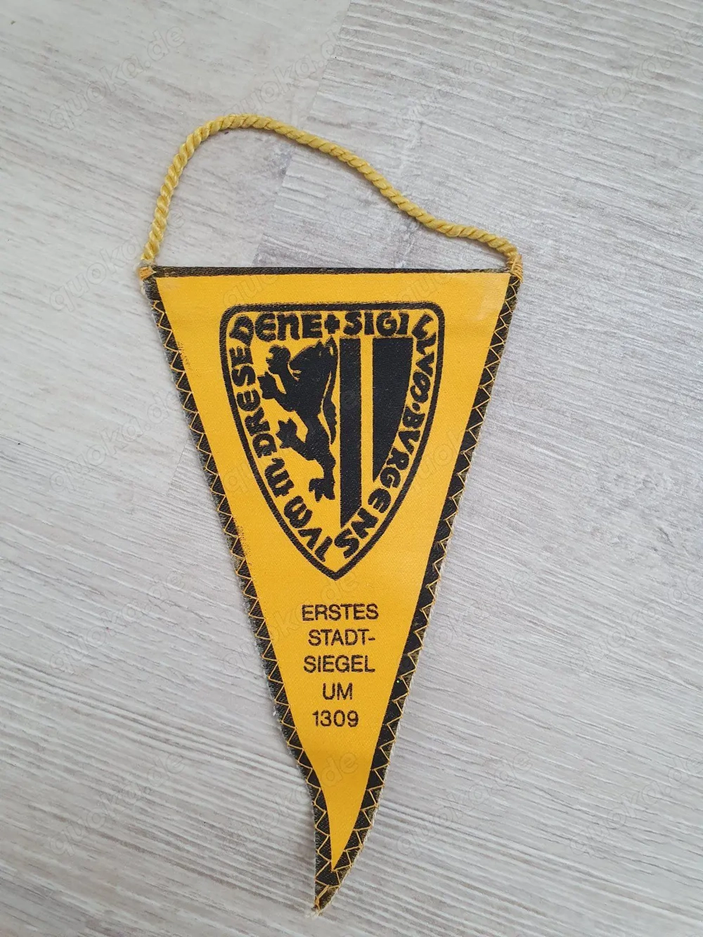 Wimpel Dresden - erstes Stadt-Siegel um 1309
