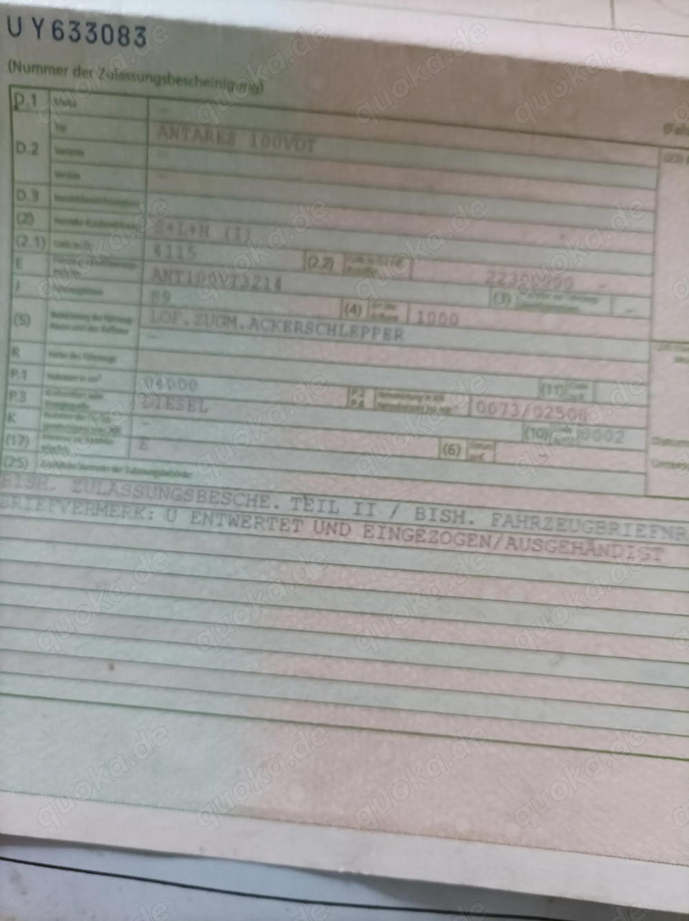 Traktor Same Antares Traktor Same Antares