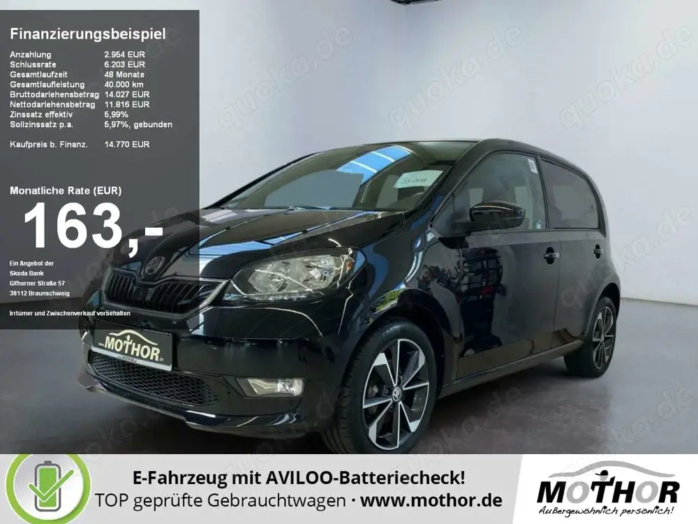Skoda Citigo e iV Best of Klimaautomatik