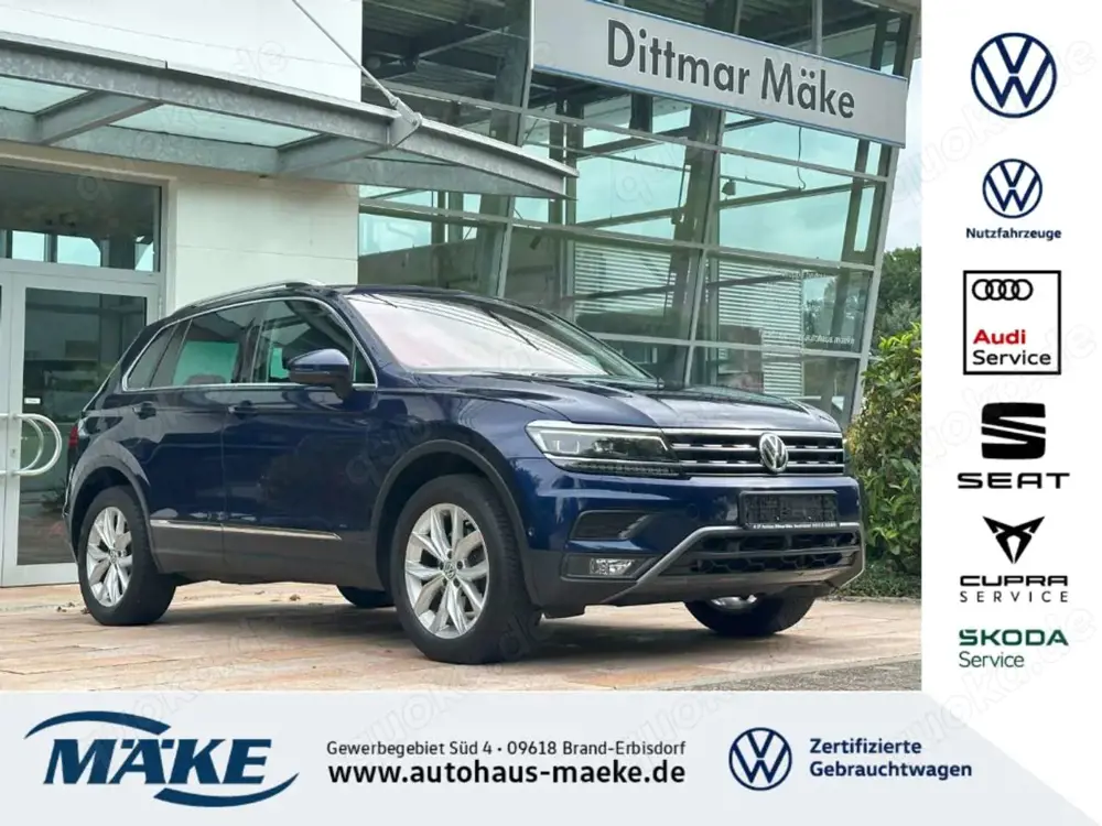 Volkswagen Tiguan Highline 2.0TDI DSG 4motion AHV RFK LED PD