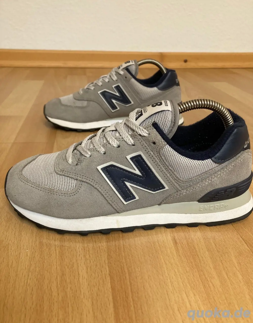 New Balance 574 Gr. 38 | Herrenschuhe Sneakers Wildleder 515 373 530 grau blau