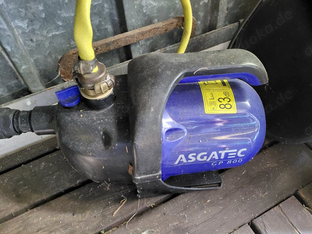 Gartenpumpe Ascatec mit Schlauch