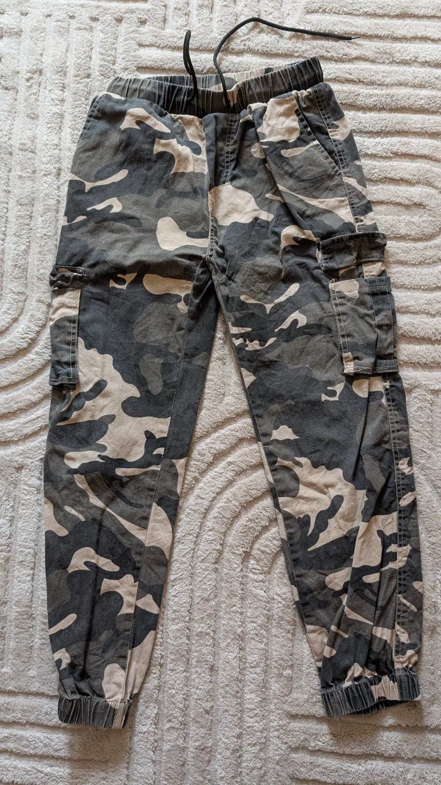 Cargo Hose Jungen Camouflage Freizeithose Jogginghose 160