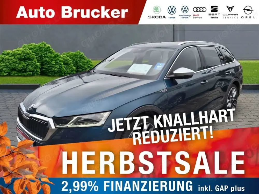 Skoda Octavia Combi Scout 4x4 2.0 TDI+Alufelgen+Navi+elektr.Sitz