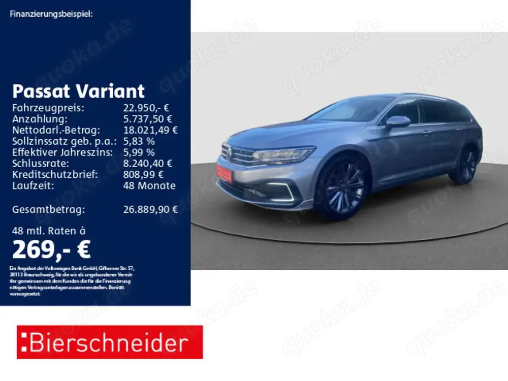 Volkswagen Passat Variant 1.4 TSI DSG GTE 18 LED NAVI CAM