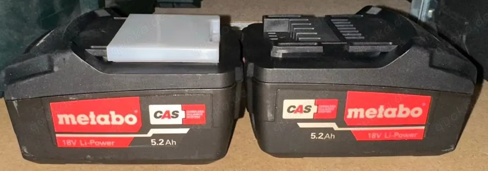 Metabo Akkupack 18 V 5,2 Ah Li-Ion Akku - CAS - NEU Metabo Akkupack 18 V 5,2 Ah Li-Ion Akku - CAS - NEU