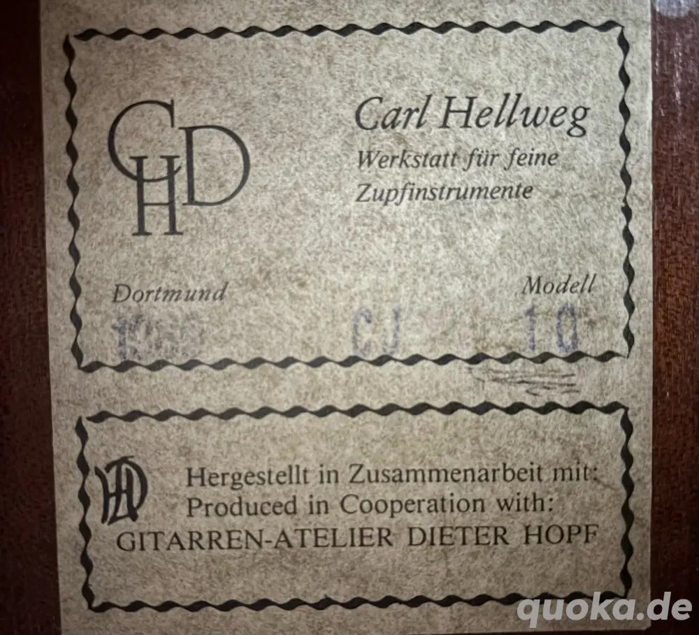 Gitarre CJ10 + Zubehör