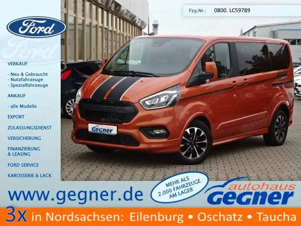 Ford Tourneo Custom 185PS Autm. Sport L1 Xenon ACC