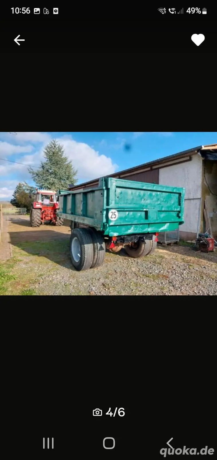 Traktor Kipper Angänger