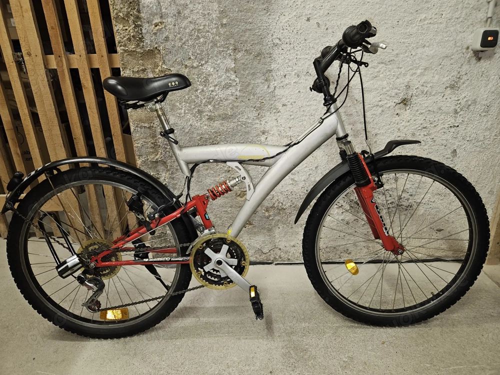 26 er MTB Fahrrad Premiere World Fully 21 Gang Shimano Schaltung Mountain Bike voll gefedert