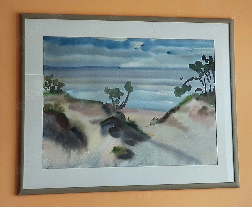 Aquarell, Sammelbild, 2000. 94x74cm