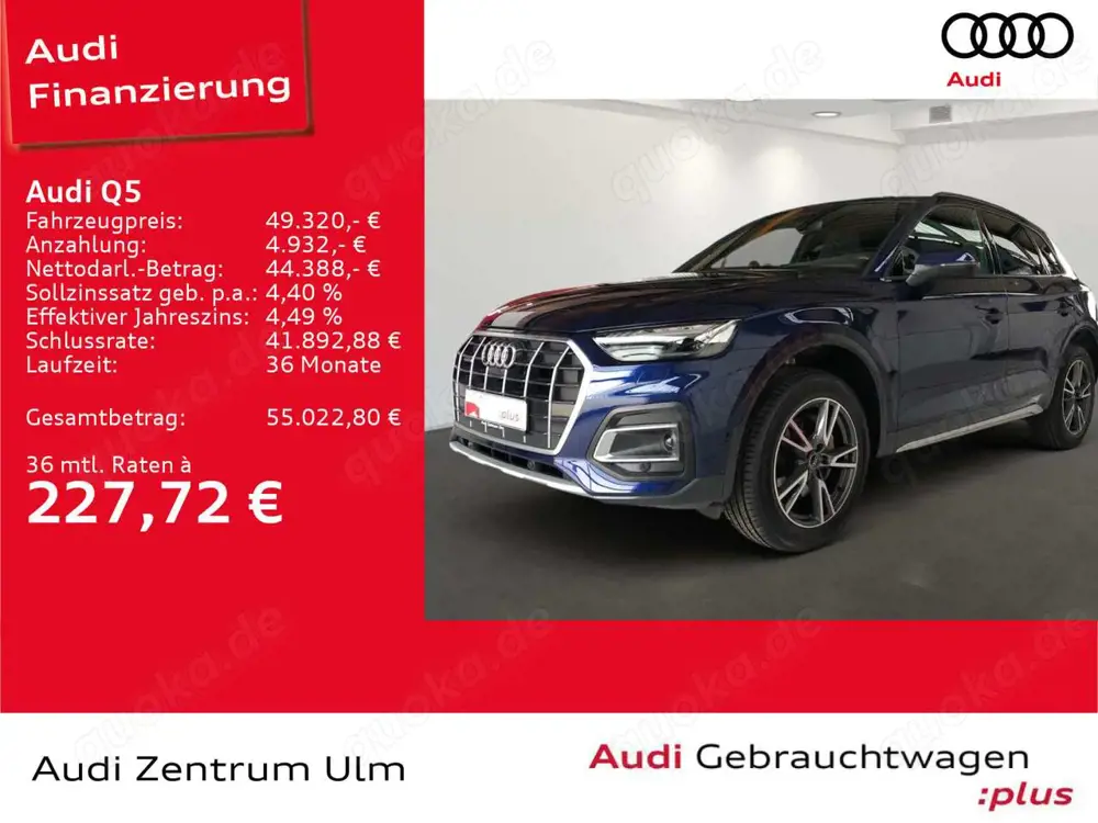 Audi Q5 S-Line 45 TFSI quattro AHK MATRIX NAVI PANO