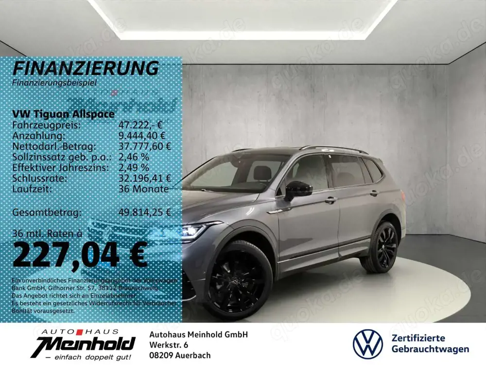 Volkswagen Tiguan Allspace 2.0 TDI DSG 4M R-Line Black Styl Volkswagen Tiguan Allspace 2.0 TDI DSG 4M R-Line Black Styl