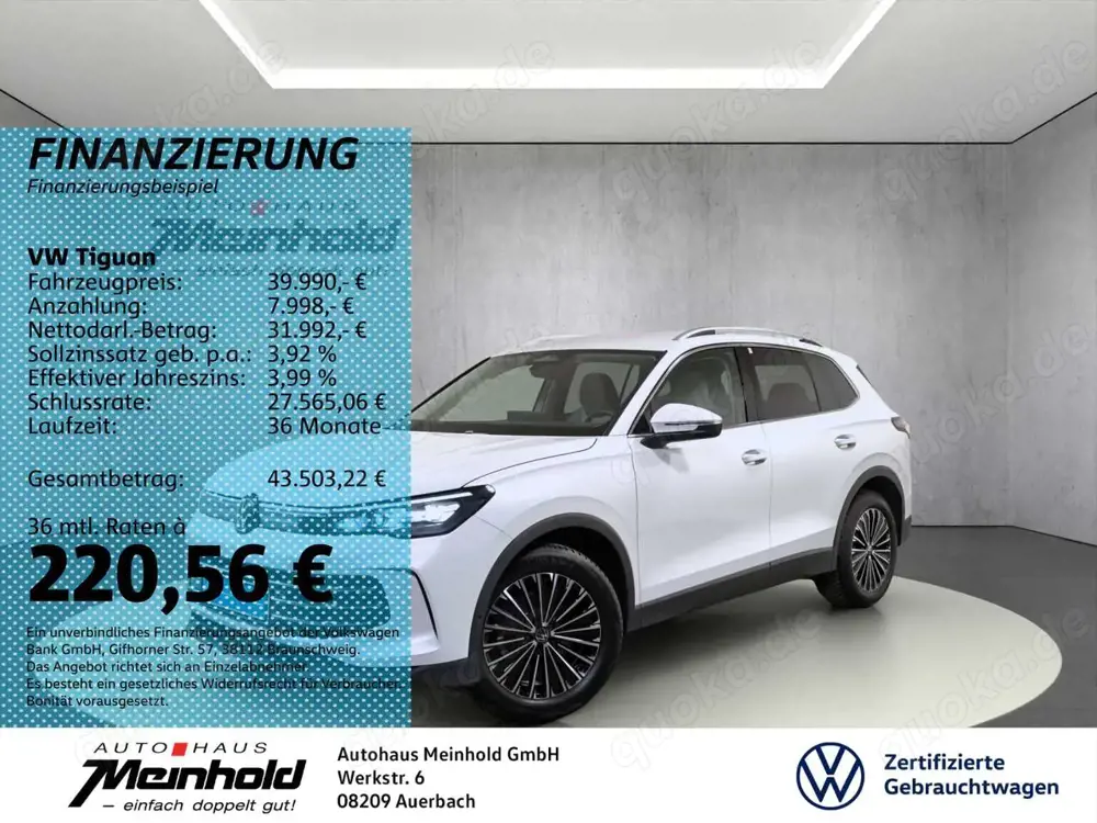Volkswagen Tiguan 1.5 TSI DSG Elegance, AHK, Area View, ACC Volkswagen Tiguan 1.5 TSI DSG Elegance, AHK, Area View, ACC