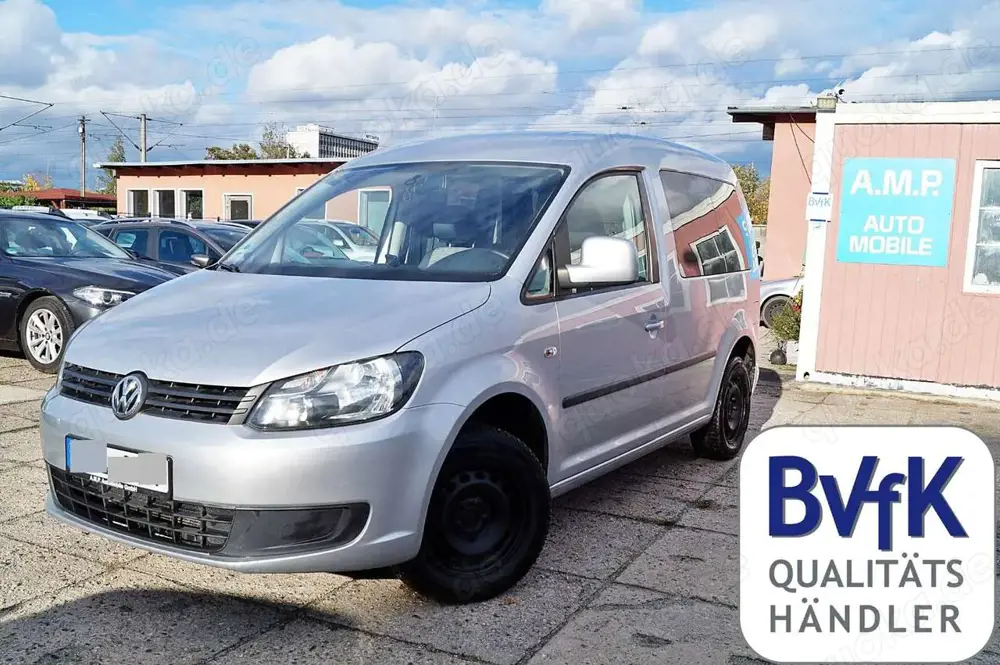 Volkswagen Caddy 1.6TDI, TÜV-10.27, Klima, AHK, Navi, PDC,