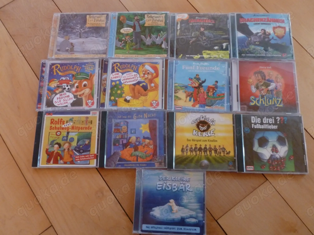 12 Kinder Hörspiel und Lieder CDs