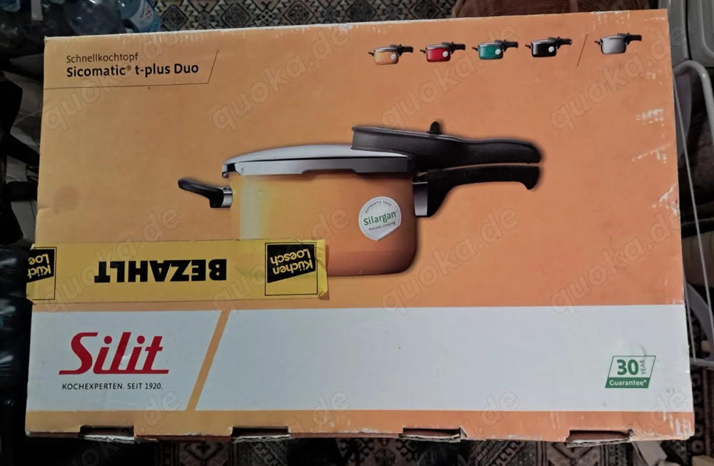 Silit Schnellkochtopfset Sicomatis t-plus Duo - Neu Silit Schnellkochtopfset Sicomatis t-plus Duo - Neu