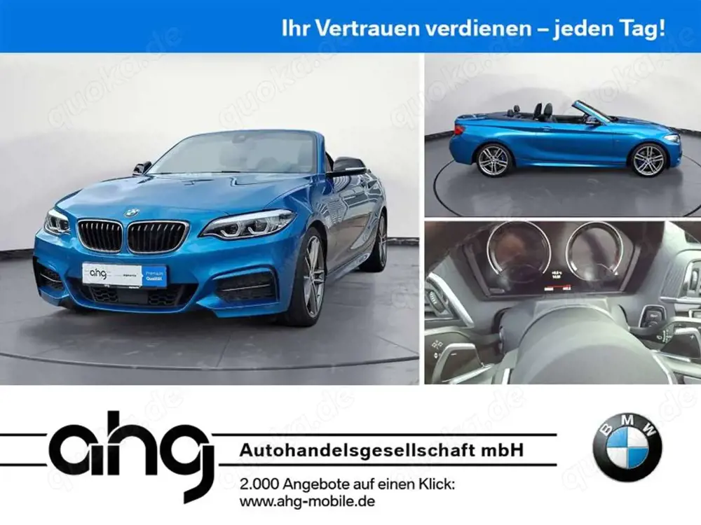 BMW 240 xDrive Steptronic Cabrio Navi, Harman-Kard