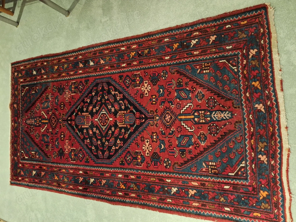 Echter, handgeknüpfte persischer Teppich