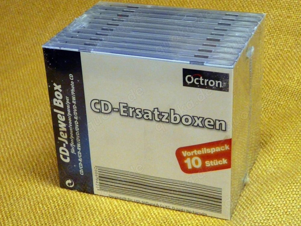 CD Hüllen Jewel-Case Box, Standard, 10 Stück in OVP