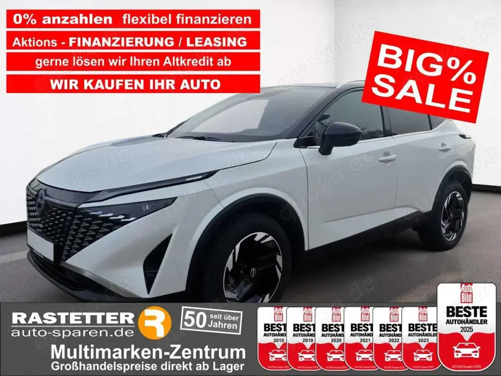 Nissan Qashqai Xtronic n-connecta Zweifarb+HUD+eHeckkl+Winter+Nav