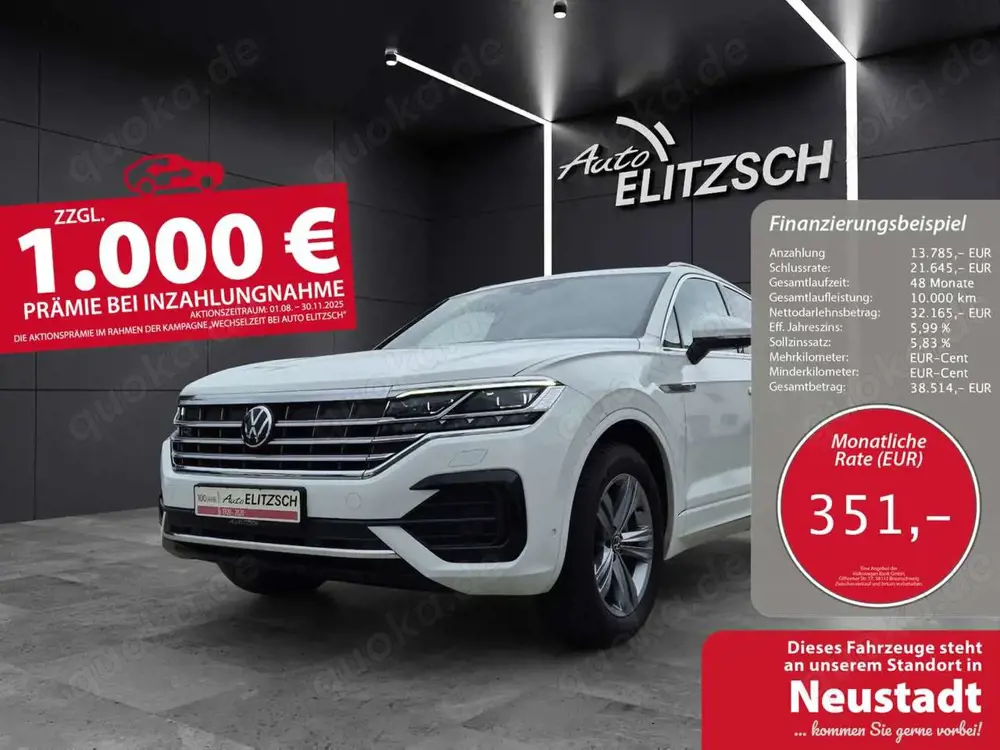 Volkswagen Touareg TDI R-Line 4M Matrix Luft Navi Pano Leder AID A...