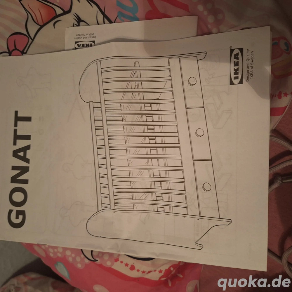 Ikea Baby-Kleinkinderbett Gonatt