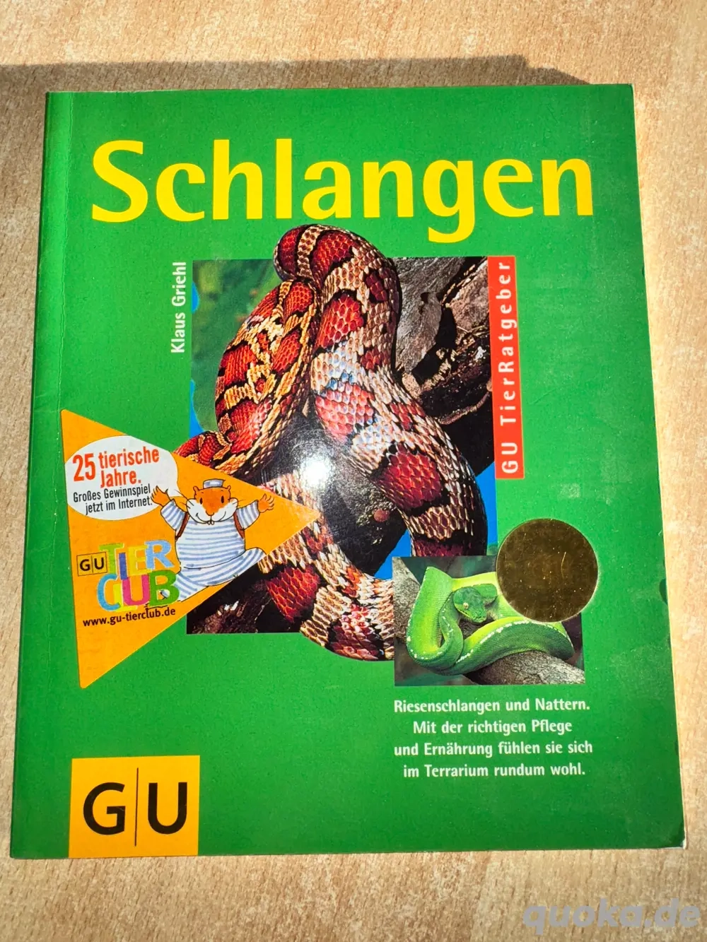 GU- TierRatgeber Schlangen, Buch