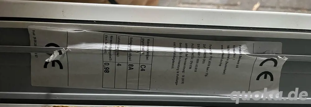 Weißes Kunststofffenster