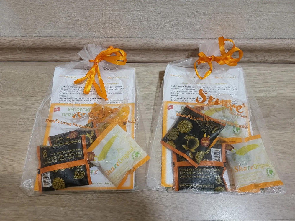 2 x Original Share Set Pomelozzini und Pflaume + Infomaterial 