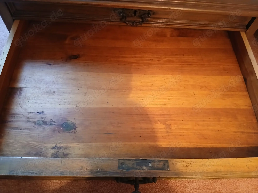 Antiker Sekretär Aufsatz   Kommodenaufsatz um 1900   Massivholz