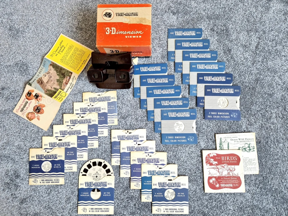 Vintage 50er Jahre View-Master 3 D Dimension Viewer Model E
