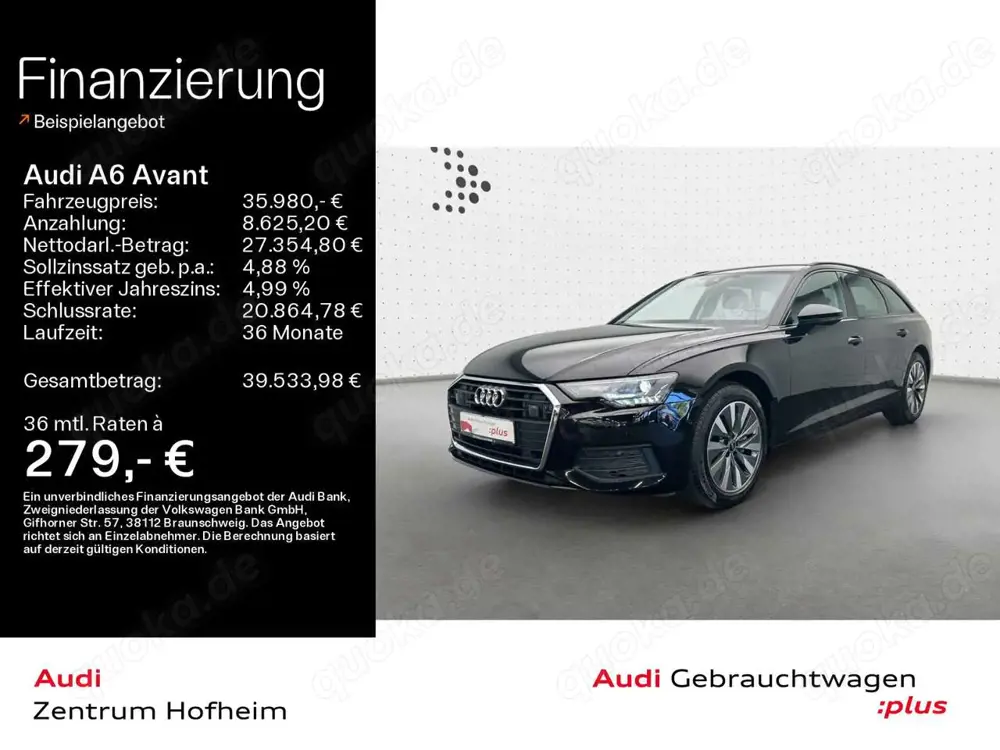 Audi A6 35 TDI S tro*LED*Virtual*Navi+*Tour*MFL