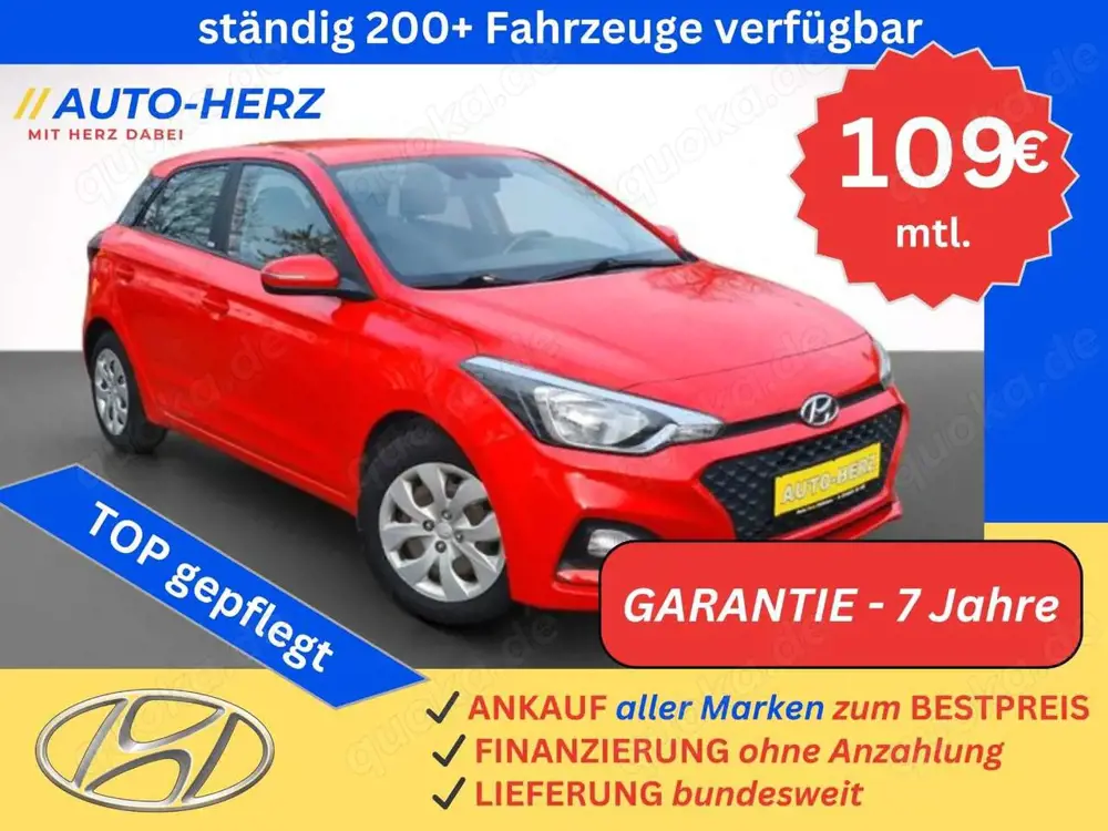 Hyundai i20 5-TÜRIG*1.HAND+KLIMA+PDC+TEMPOMAT*