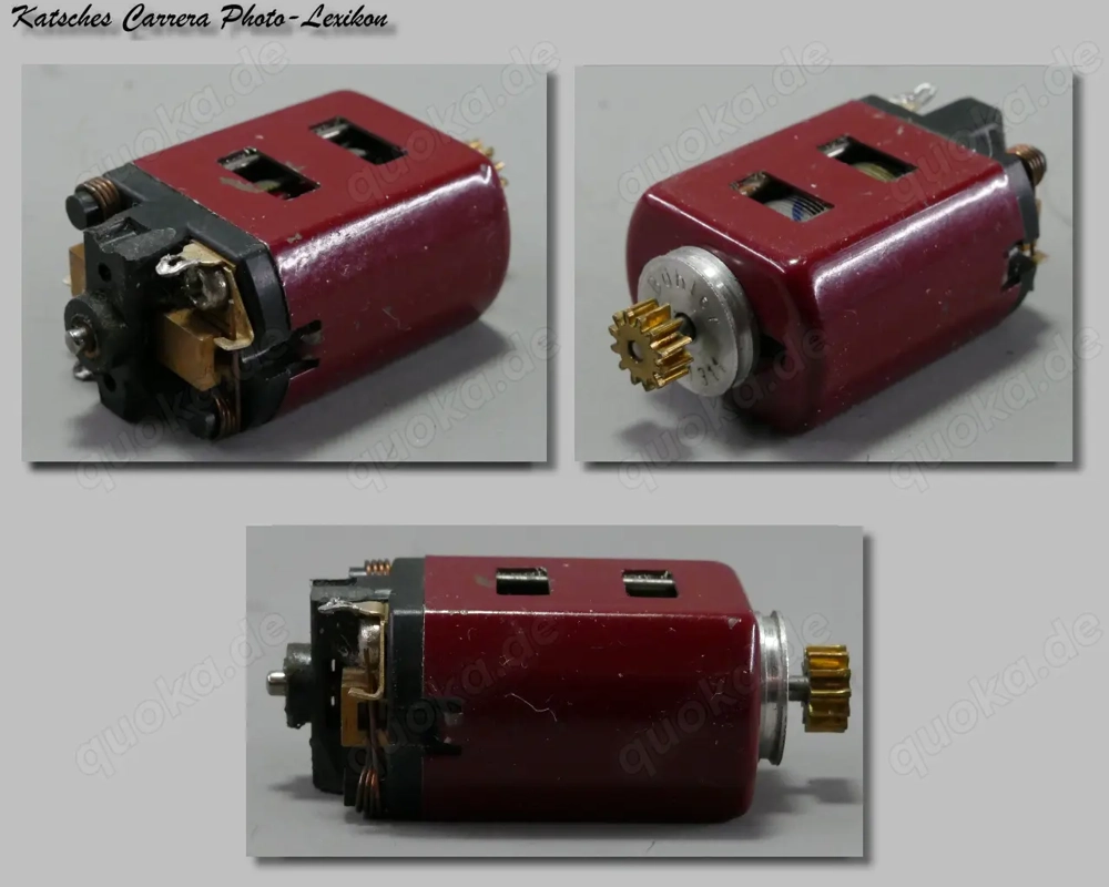 Hochleistungsmotor B rot mit Ritzel für Bausatz Carrera 124 46008  9 ? Bühler EM1311 mit OVP