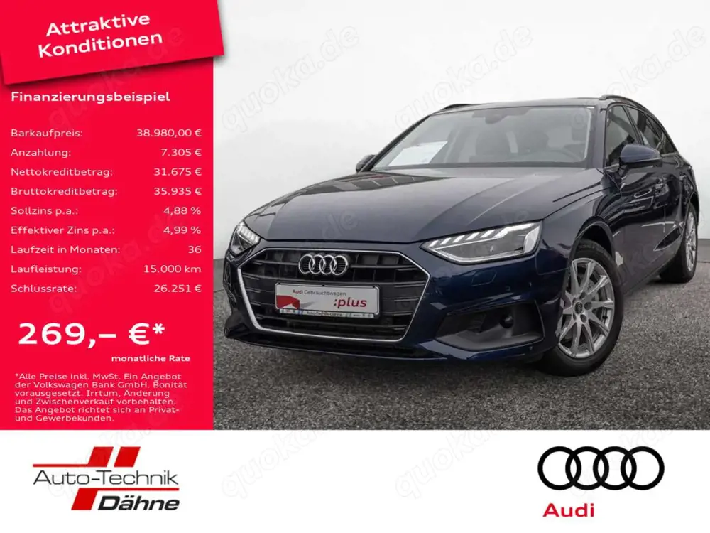 Audi A4 Avant 40 TDI ACC SITZBELÜFTUNG MATRIX-LED