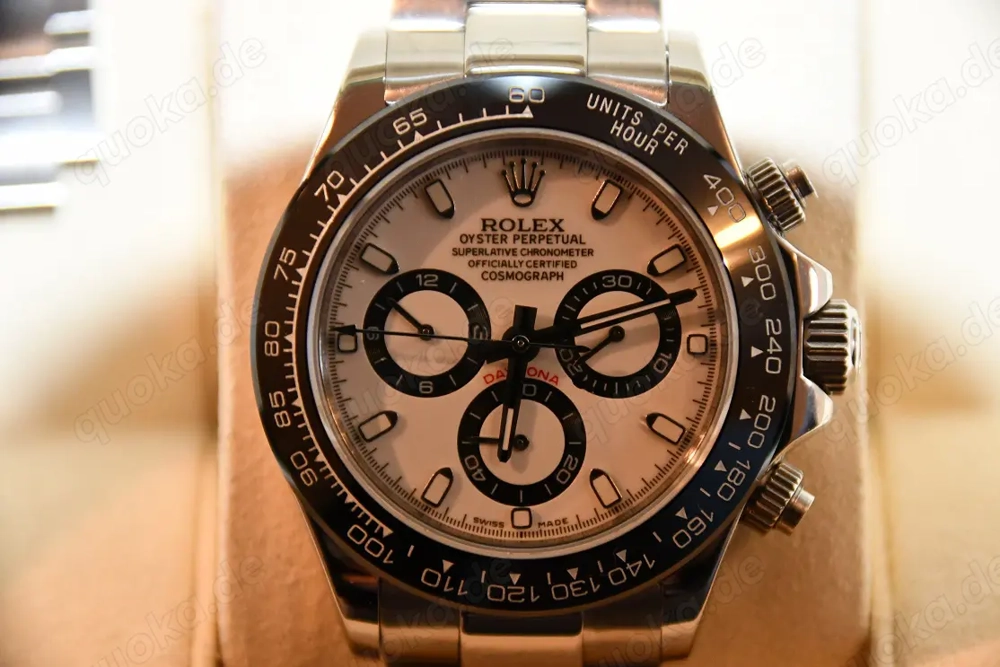 Rolex Daytona weißes Ziffernblatt SUPERCLONE