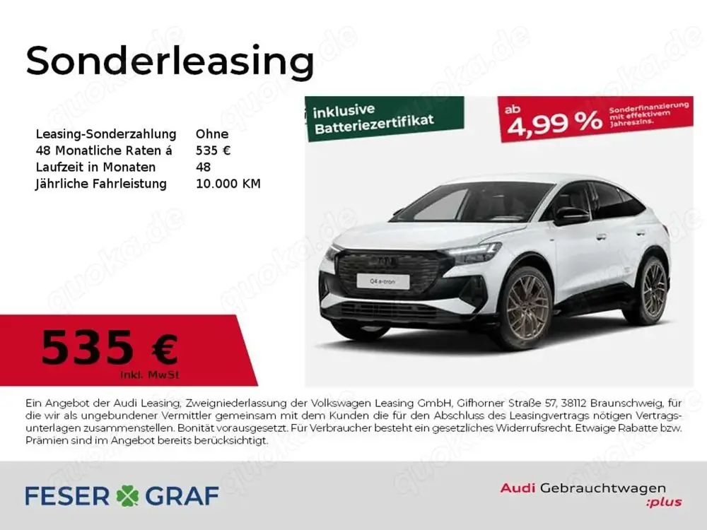 Audi Q4 e-tron Sportback 55 e-tron qu.edition S-line,Matrix,Navi+