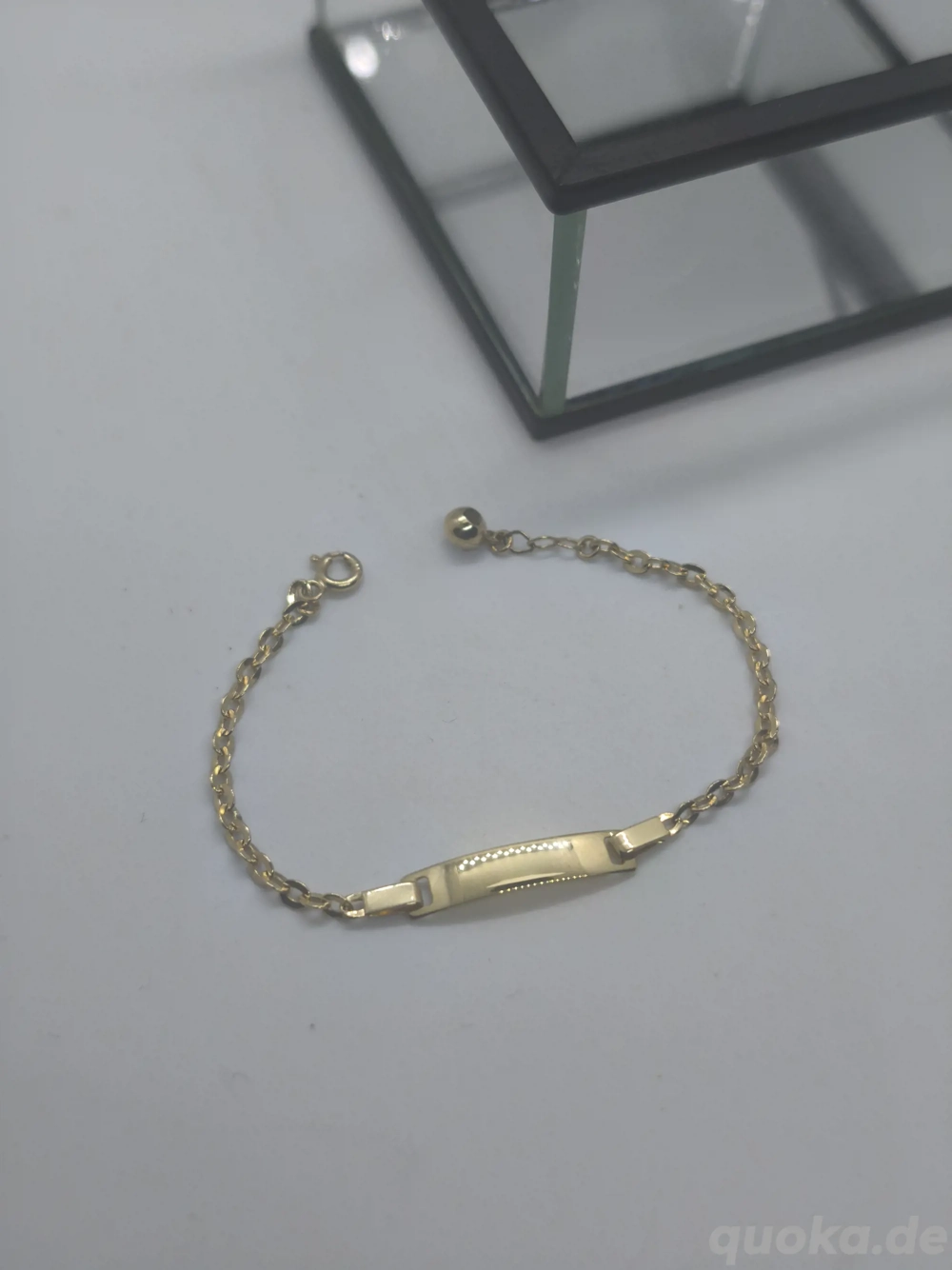 Echt Gold 14k Babyarmband Armband 585 Wunschgravur 