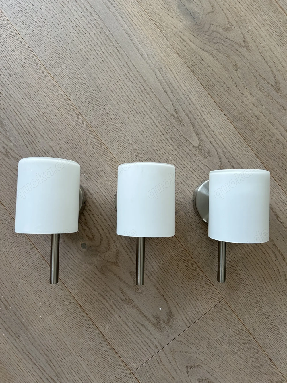 3er Set Wandlampen , Glas