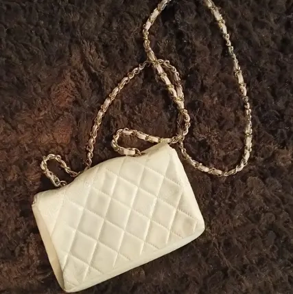 Handtasche Chanel weiss