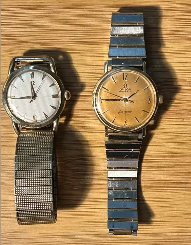 Zwei alte Omega Uhren