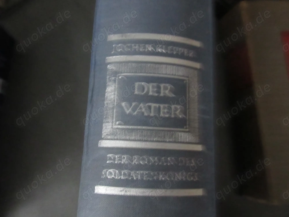 Der Vater,  Der Roman des Soldatenkönigs, Jochen Kleppper,  1937