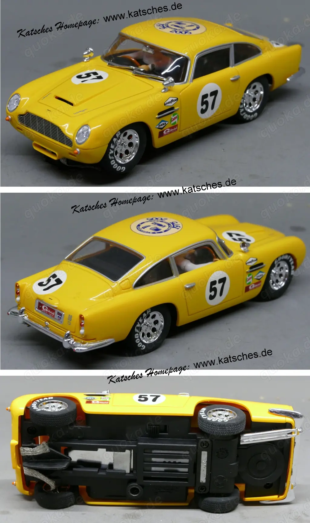 Aston Martin DB5 Historic Racer Carrera Evolution 25736 OVP Boxe