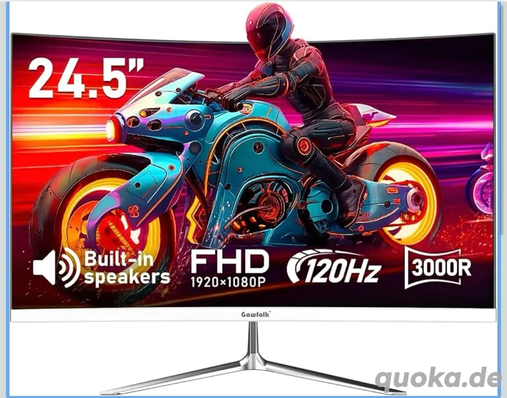 Komplettes Gaming-Set: PC + Curved Monitor + Tastatur & Maus   Sofort startklar