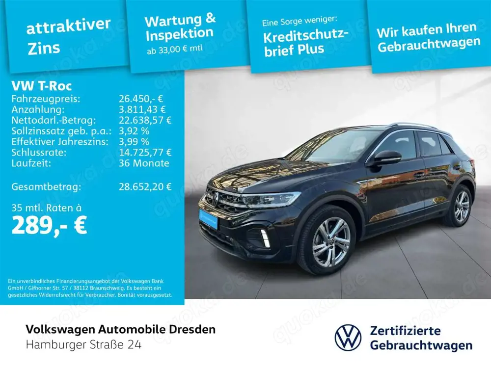Volkswagen T-Roc R-Line 1.5 TSI DSG IQ.LIGHT AHZV TRAVEL