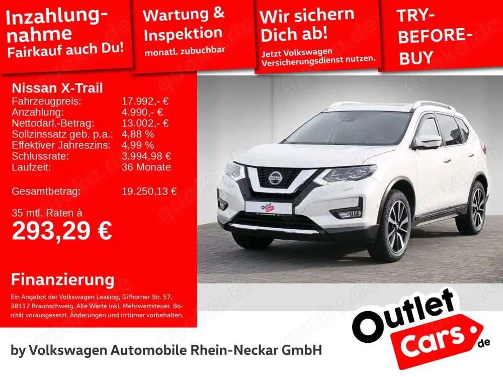 Nissan X-Trail Tekna Style Paket Safety Paket uvm